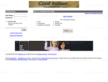 Tablet Screenshot of mail.coolindian.com